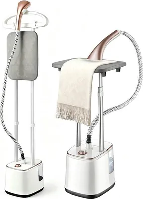 Productafbeelding van Stoomstrijkijzer - Zwart - 2000 W - 2-in-1 Stoomstrijkstation met 2,7 l Watertank - Voor Alle Kleding
