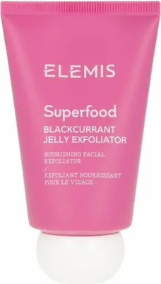 Imagen del producto de Elemis Superfood, exfoliante suave para la limpieza de la piel, Blackcurrant Jelly Exfoliator, 50 ml