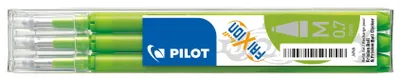 Zdjęcie produktu dla Pilot FriXion, Zielony, Średni, Zielony, Pióro kulkowe, CE, FriXion Ball, FriXion Slim, FriXion Clicker