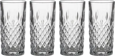 LAV Odin Longdrink, Wasser, Trinkgläser – 4er Set, 350 ml