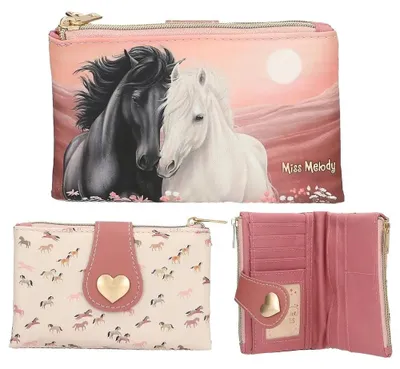 Produktbild von DEPESCHE Miss Melody Portemonnaie Blossom Pony