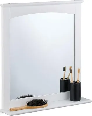 Image de Miroir de salle de bain avec étagère en MDF