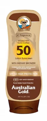 Obrázek produktu pro Australian Gold Lotion s okamžitým bronzerem SPF50 237 ml