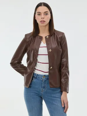 Produktbild von Orsay Braune Damen-Kunstlederjacke 38