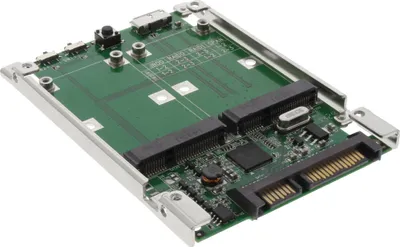 Produktbild von InLine® Laufwerksadapter 2,5", SATA & USB 3.0 auf 2x mSATA, RAID 0,1,JBOD,SPAN