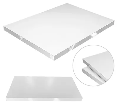 Produktbild von Cake Board Unterlage Rechteckig Weiß 30x40 cm 2 cm Quadrat Trommel Premium Brand4Cake