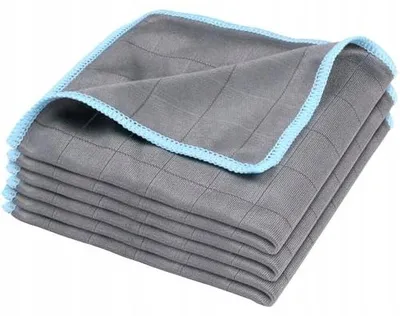 Zdjęcie produktu dla Ściereczki mikrofibry węglowej do czyszczenia okien szkła 30X30 cm 3 szt