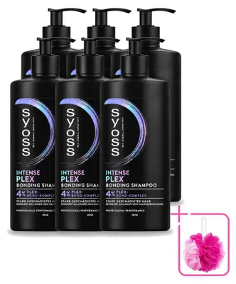 Produktbild von 6 x Syoss Intense Plex Shampoo - 440 ml - Sparpackung - 6 Stücke