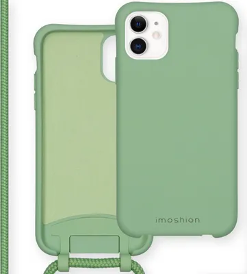 Immagine prodotto di imoshion Cover posteriore colorata con cinturino staccabile iPhone 11 - Verde