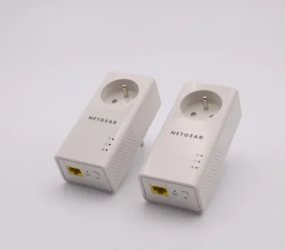 Produktbild von Netgear PLP1000 PowerLINE 2er Set Adapter bis zu 1000 MBit/s für Frankreich geeignet