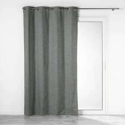 Produktbild von Verdunkelungsvorhang mit Ösen 140 cm x 260 cm Aniya Grey