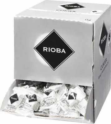 Zdjęcie produktu dla Cukier biały w kostkach 1kg - Rioba