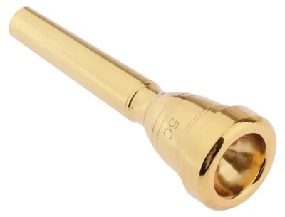 Produktbild von Trompetenmundstück für Musikinstrumente – Vergoldet – Modell 5C