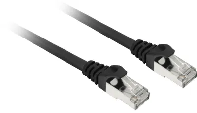 Produktbild von Patchkabel SFTP, RJ-45, mit Cat.7a Rohkabel (schwarz, 3 Meter)