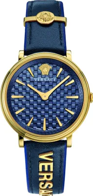 Produktbild von Versace Damen Uhr Armbanduhr V-Circle VE8101219 Leder
