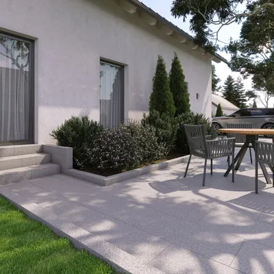 Produktbild von Palisade Granit 10 x 10 x 70 cm grau