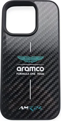 Immagine prodotto di Custodia Aston Martin iPhone 16 Pro - Logo Carbon ARM24 - Verde