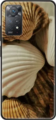 Produktbild von König Design Hülle kompatibel mit Xiaomi Redmi Note 11E Pro Kunststoff Soft Handyhülle - Handy Case Muscheln