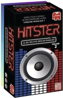 Zdjęcie produktu dla HITSTER 100 % FRANZÖSISCHES LIED  Brettspiel  DUJARDIN  Tauchen Sie mit HITSTER in das französische Musikuniversum ein!