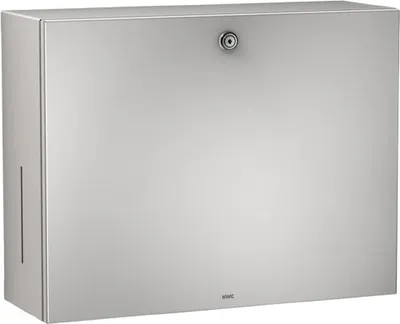 RODAN Papierhandtuch-, Seifenspender-Kombination für Aufputzmontage Edelstahl 0,8 L 400 Stück KWC RODX601