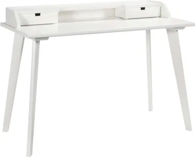 Produktbild von HASENA Fine Line Sekretär Schreibtisch Aska weiß deckend lackiert