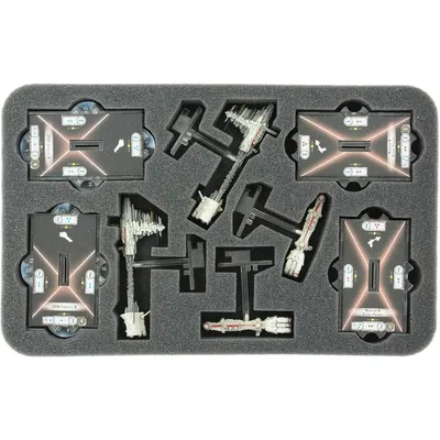 Productafbeelding van Schuimrubberinlegstukken voor Star Wars Armada CR90- en Nebulon-B-schepen