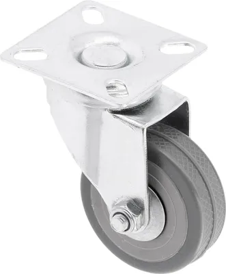 Produktbild von GTV Möbelrolle GREYROLL, 50 mm, grau, ohne Feststeller KM-GREYROLL-50MM-BH
