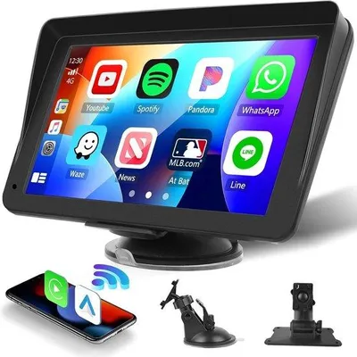 Zdjęcie produktu dla 7-calowe radio samochodowe Bluetooth z ekranem dotykowym