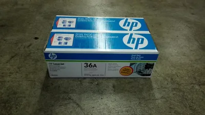 Immagine prodotto di Cartuccia toner originale LaserJet HP 36A doppia confezione nera, 4000 ppm, nero, 2 pezzi