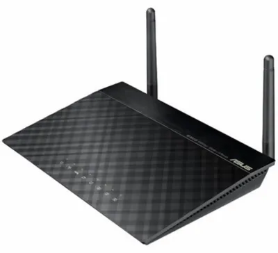 Zdjęcie produktu dla ASUS RT-N12E, Wi-Fi 4 (802.11n), Przewodowa sieć LAN, Czarny, Metaliczny
