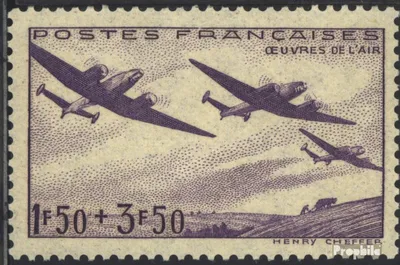 Produktbild von Briefmarken Frankreich 1942 Mi 551 (kompl.Ausg.) postfrisch Luftopferhilfe