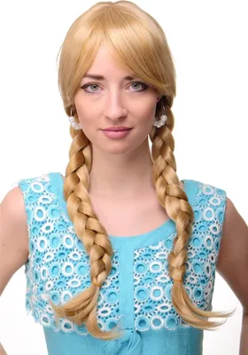 Produktbild von WIG ME UP Perücke Zöpfe Schulmädchen Blond-Mix Modell: 3446