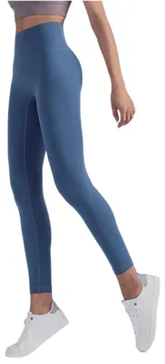 Productafbeelding van Dames Yoga Pants met Hoge Taille en Effen Kleur