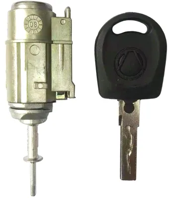 Obrázek produktu pro Válcová vložka dveří vlevo vpředu s klíčem Techstar, kompatibilní s Audi A6 C5 / Allroad / S6 (1997–2005), kód OE 4B1837063A (ekvivalent 4B1837063)