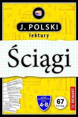 Produktbild von ŚCIĄGI Karty edukacyjne Język polski lektury kl.5-8