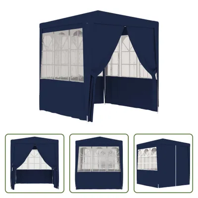 Immagine prodotto di The Living Store Tenda professionale per feste con pareti laterali 2,5x2,5 m Blu 90 g/m²
