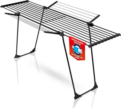 Produktbild von Waschtrockner – Klappbar – Für große Wäschemengen – 28 Meter Trockenlänge – 200 x 99 x 89 cm