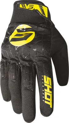 Obrázek produktu pro Rukavice Shot Drift Spider Motocross, černé/žluté, 10