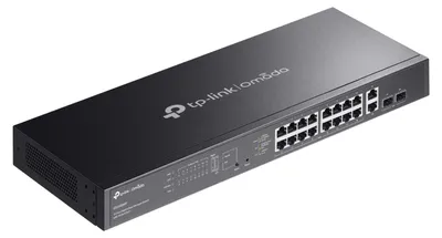 Immagine prodotto di TP-LINK TP-Link Omada ES220GMP switch di rete gestito L2 Gigabit Ethernet (10/100/1000) Power over Ethernet (PoE) Nero