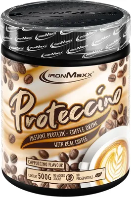 Produktbild von IronMaxx Proteccino – 500 g Cappuccino