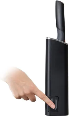 Imagen del producto de Silecomplaza Elevate: Juego de 5 cuchillos SlimBlock con afilador desmontable - Color