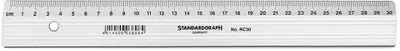 Produktbild von Standardgraph Schneidelineal aus Aluminium 100 cm, rutschfest