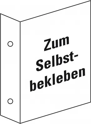 Produktbild von Dreifke® Schild I Rettungszeichen Fahnenschild, blanko, Kunststoff, 200x200mm