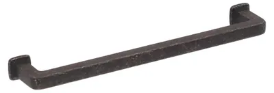 Image de Poignée pour meubles en zamac Entraxe 160mm Fer noir vintage