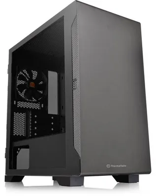 Produktbild von Thermaltake S100 TG, Micro Tower, PC, Schwarz, micro ATX, Mini-ITX, SPCC, 16,5 cm