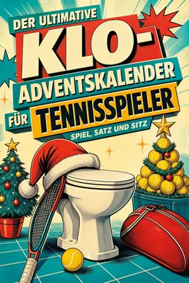 Produktbild von Der ultimative Klo-Adventskalender für Tennisspieler