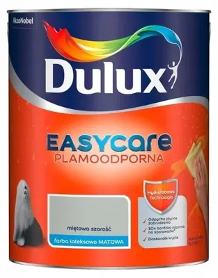 Produktbild von Schmutzabweisende Latexfarbe Innen, matt, abwaschbar, Mintgrau 5L