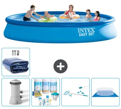 Zdjęcie produktu dla Basen Easy Set Rund - 457x84 cm - 6 elementów - model S20282