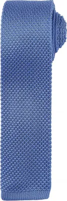 Image de Cravate homme Premier avec motif tricoté (2 pièces/paquet) RW6946 (taille unique) (Bleu moyen)