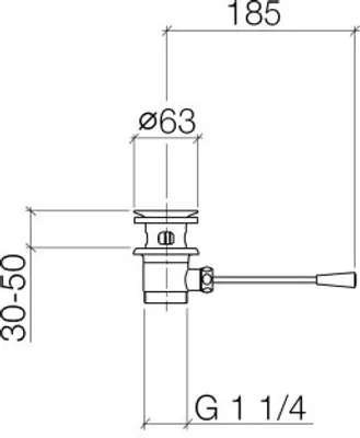 Produktbild von Dornbracht 10300970-26 Ablaufgarnitur SERIENNEUTRAL 10300970